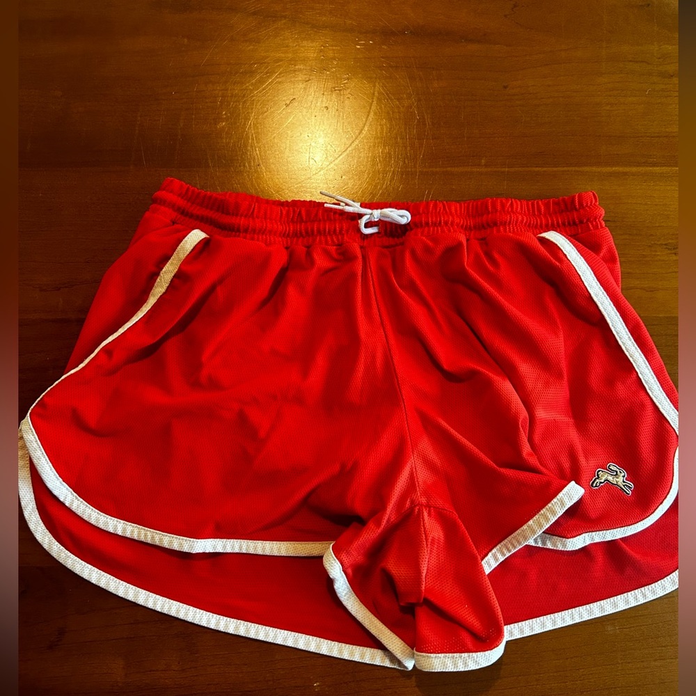 Tracksmith women’s running shorts size large red